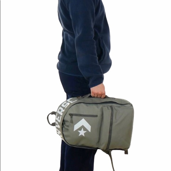 💖MEGA SALE💖SCHOOL Converse Street 22 BackpackD Marsh Grey Green 10005969-A03 - Picture 6 of 8